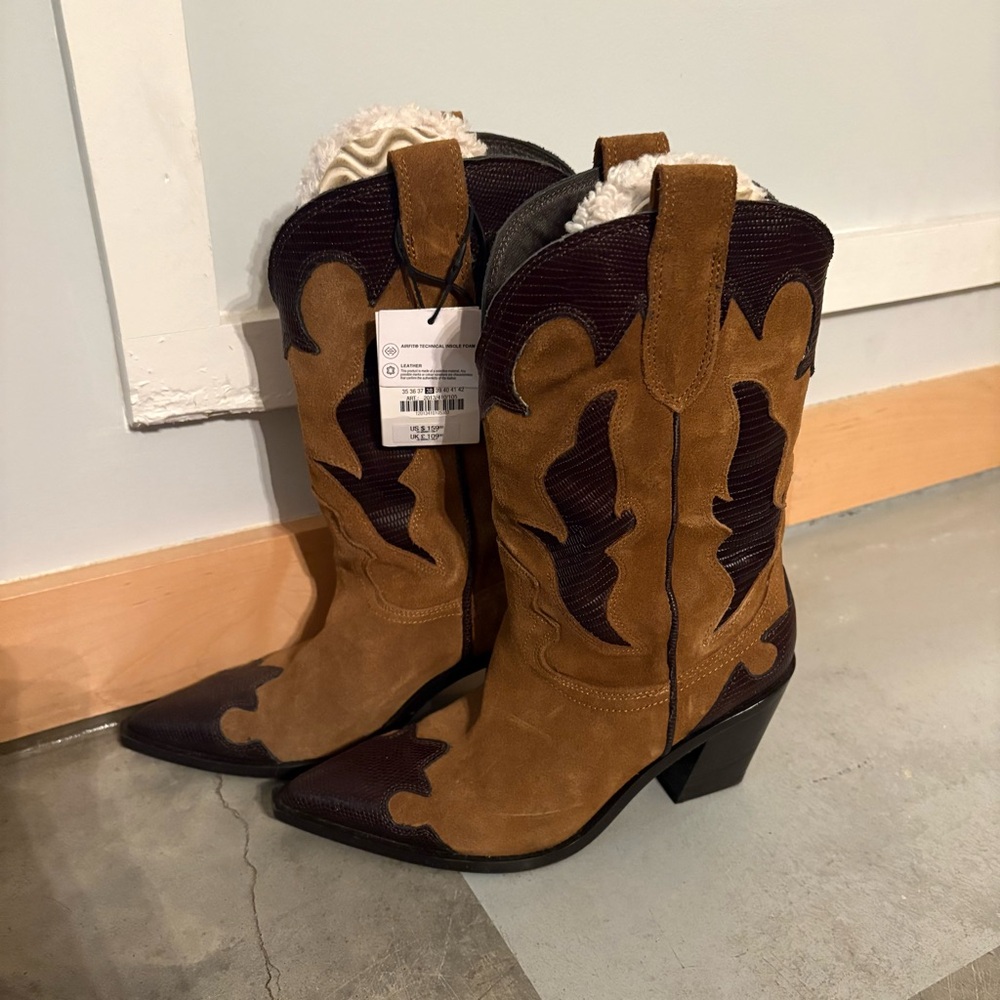 Zara Cowboy Boots - Picture 4 of 5